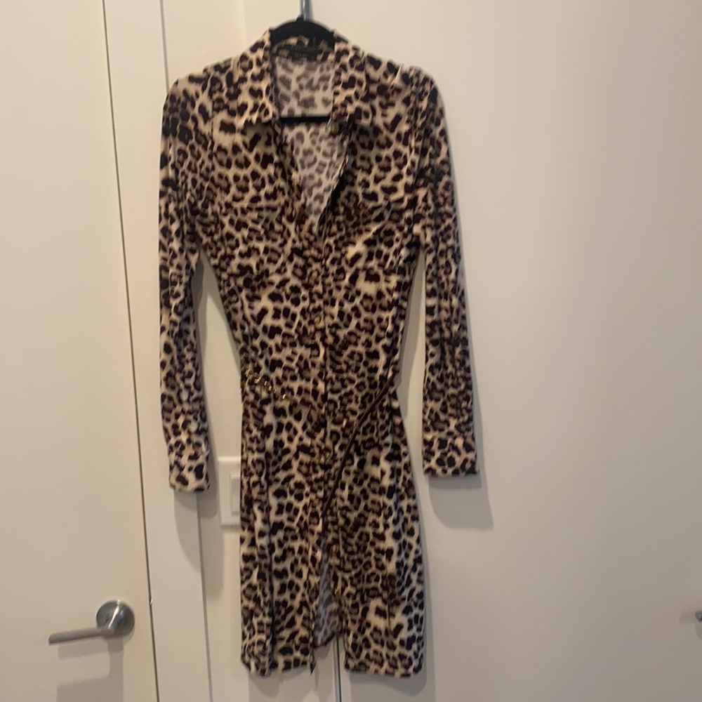 BCBG animal print dress